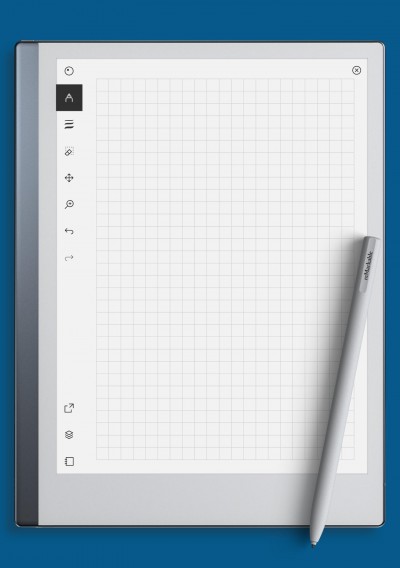 reMarkable 1/4 inch Graph Paper Printable
