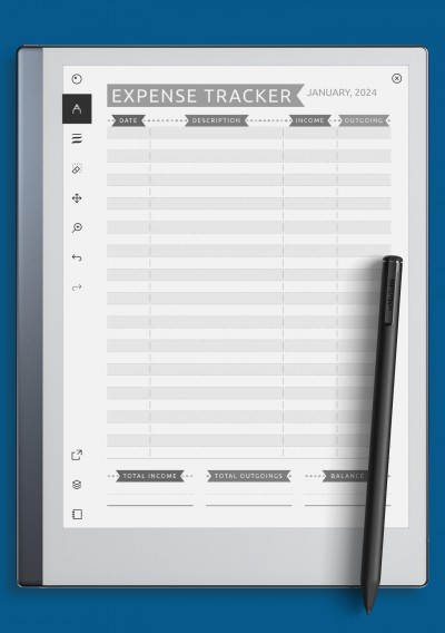 reMarkable Expense Tracker - Casual Style
