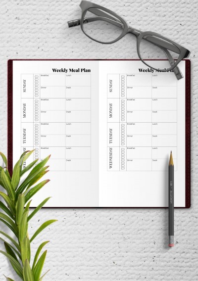 TN Weekly Meal Planner Template