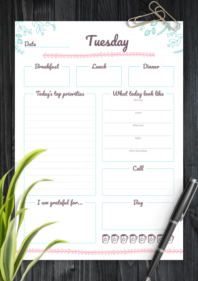 Download 7 Days Weekly Planner