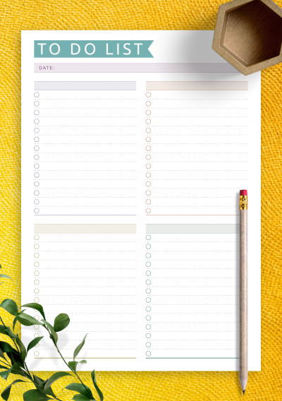 Download Daily To Do List - Casual Style