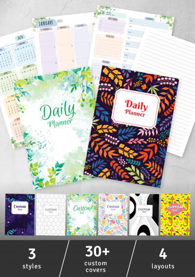 Download Daily Planner - Floral Style