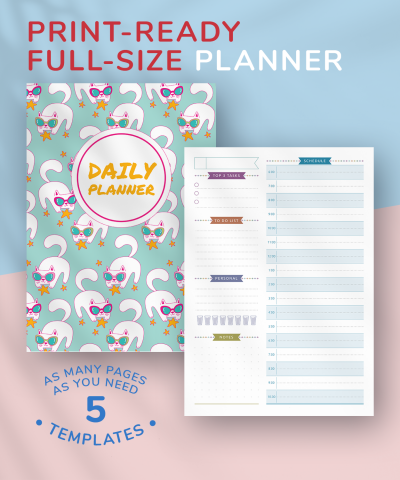 Download Daily Planner Undated - Casual Style
