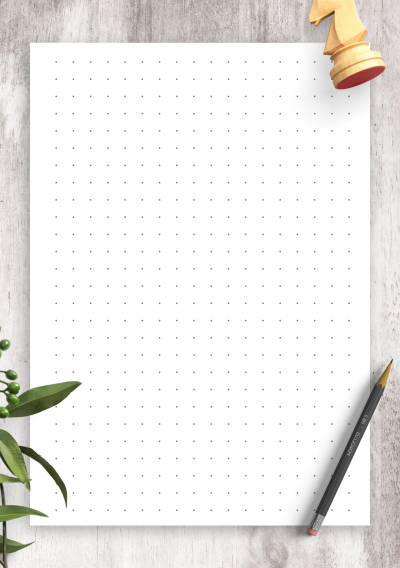 Download Dot Grid Paper with 7.5 mm spacing