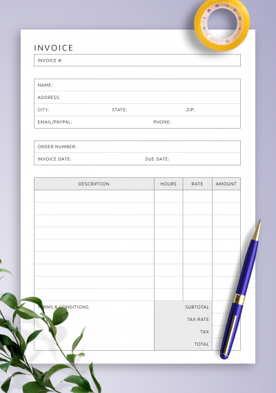 Download Invoice Template