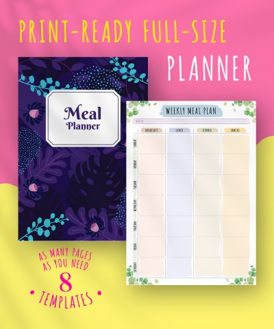 Download Meal Planner - Floral Style
