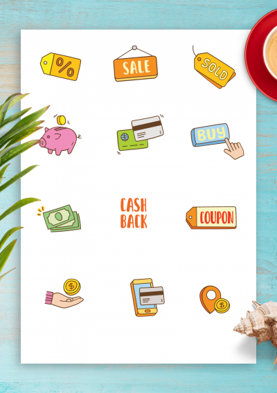 Download Cool Money & Finance Sticker Pack
