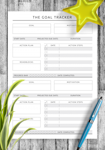 Download Personal Goal Tracker - Original Style