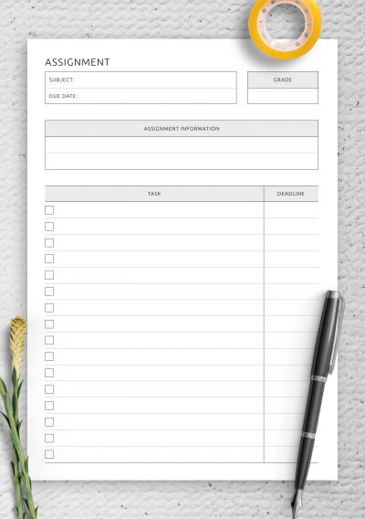 Download Student Assignment Tracker