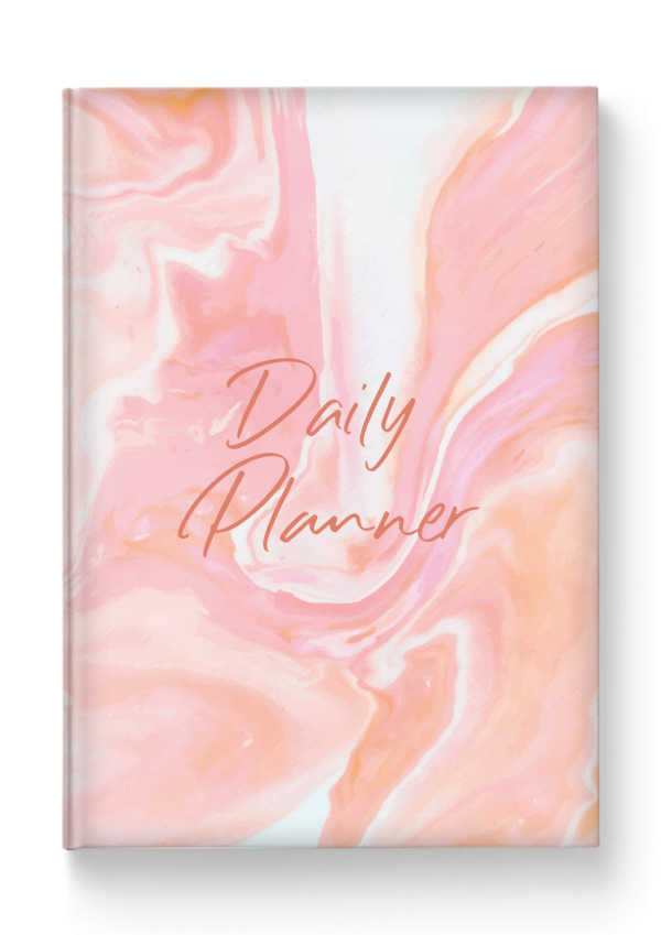 Download Undated Daily Planner Hardcover - Casual Style