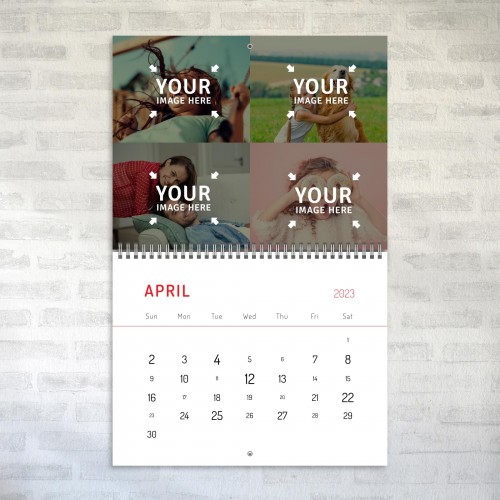 Photo Collages Calendar April 2023