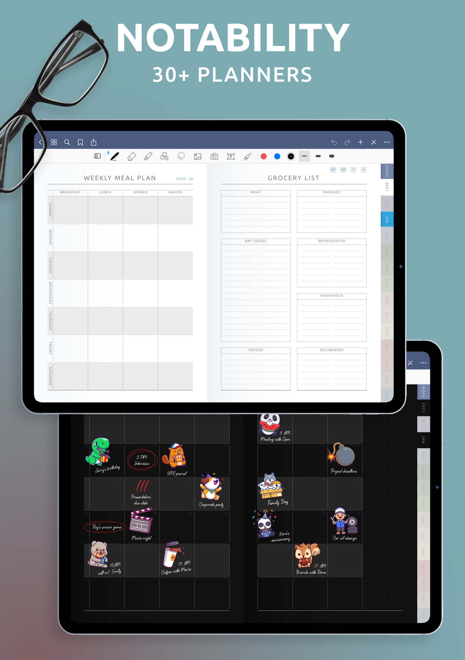 planner template notability