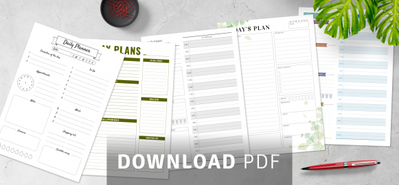 Appointment planner printable templates - Download PDF