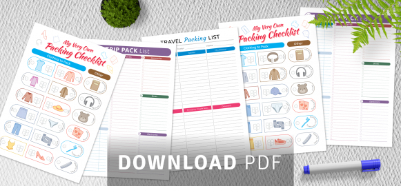 printable packing list templates download pdf