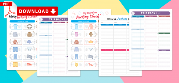 printable packing list templates download pdf