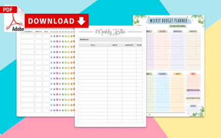 Printable Personal Budget Planner Templates - Download PDF