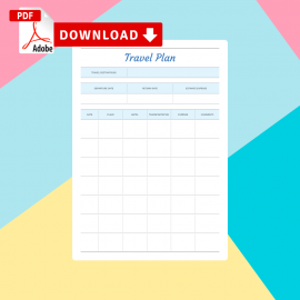 Travel Itinerary Templates - Get 10+ Printable PDFs