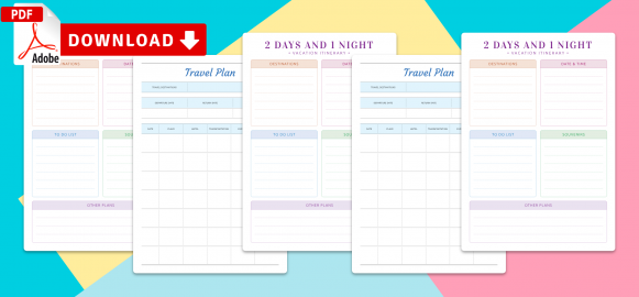 Travel Itinerary Templates - Get 10+ Printable Pdfs