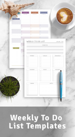Weekly To Do List Template - Download PDF