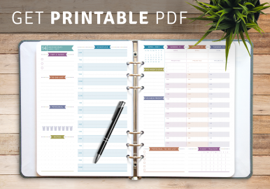 A5 Planner Printables