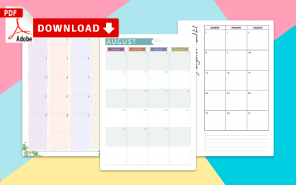 August 2024 Calendar Templates - Download PDF