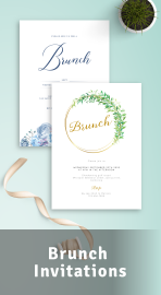 Brunch Invitations - Download or Order printed