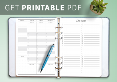 Checklist Templates - Download Printable PDF
