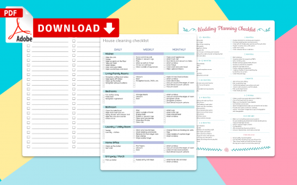 Checklist Templates - Download Printable PDF
