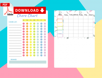 Chore Chart Templates For Kids - Download Printable Pdf