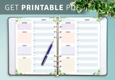 Daily Planner Templates - Download PDF