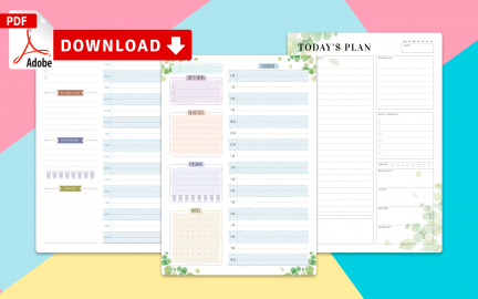 Daily Schedule Templates - Download Printable PDF