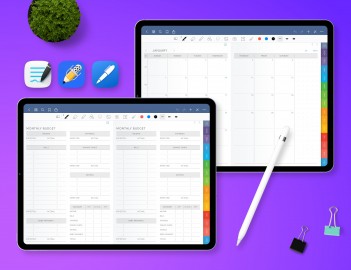 Collection of The Best Digital Budget Planners