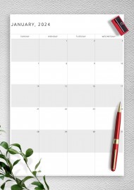 Printable 2024 - 2025 Calendars Templates - Download PDF