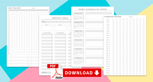 Monthly Planner Templates - Get Printable PDF