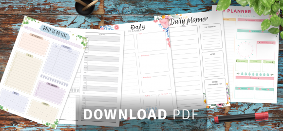 printable daily calendar templates download pdf