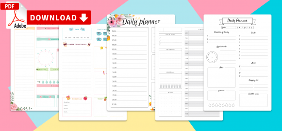 Paid & Free Printable Daily Calendar Templates - Download PDF