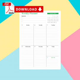 Weekly Calendar Templates - Download Printable PDF