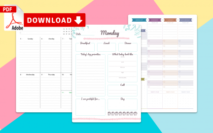 Weekly Calendar Templates - Download Printable PDF