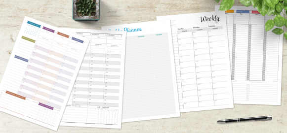 Weekly Schedule Templates. Download Printable and Digital