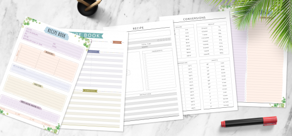 Recipe Book Templates - Download PDF