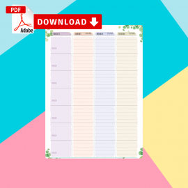 Teacher Planner Templates Download PDF Teacher Planner Templates Download PDF