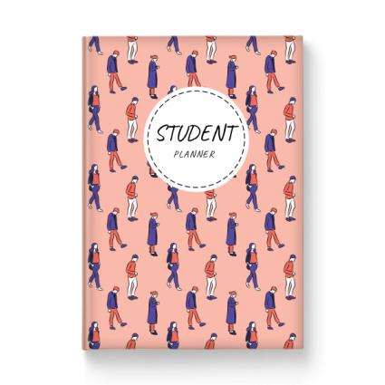 Student Planner Hardcover - Casual Style