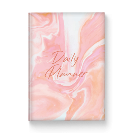 Undated Daily Planner Hardcover - Casual Style