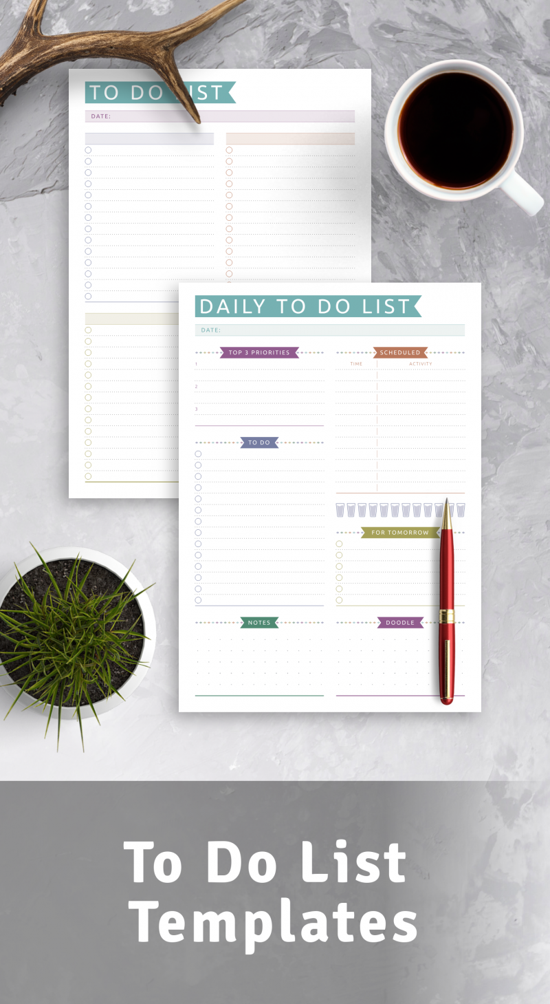 To Do List Templates - Download Free Printable PDF