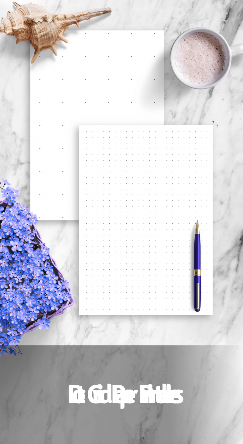 Dotted Grid Paper, 10 pages (Digital, Printable)