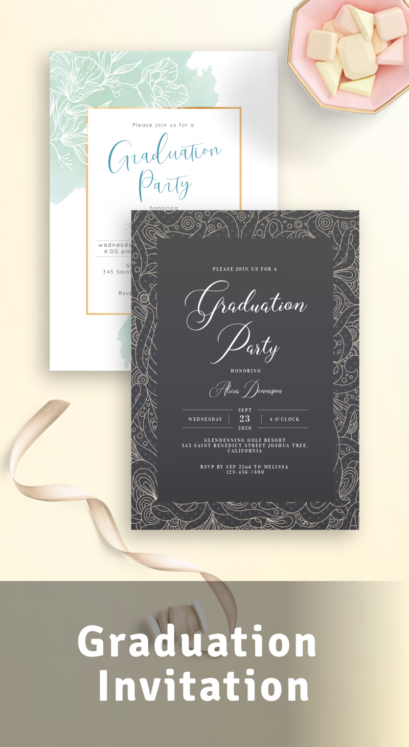 graduation invitations wording templates