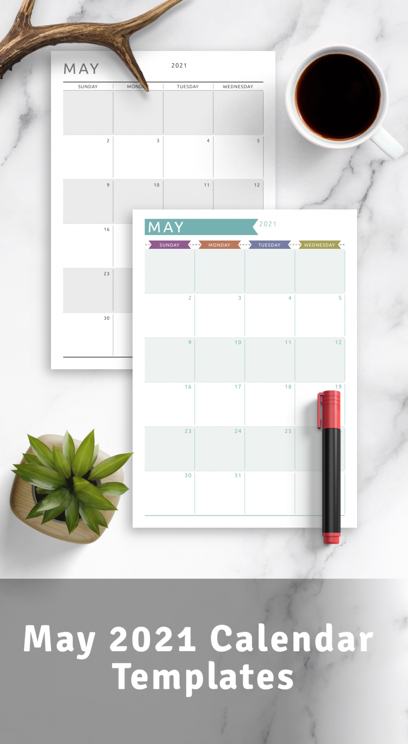 May 2023 Calendar Templates - Download PDF