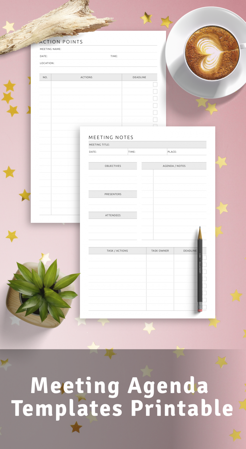 Download Paid & Free Meeting Agenda Templates PDF