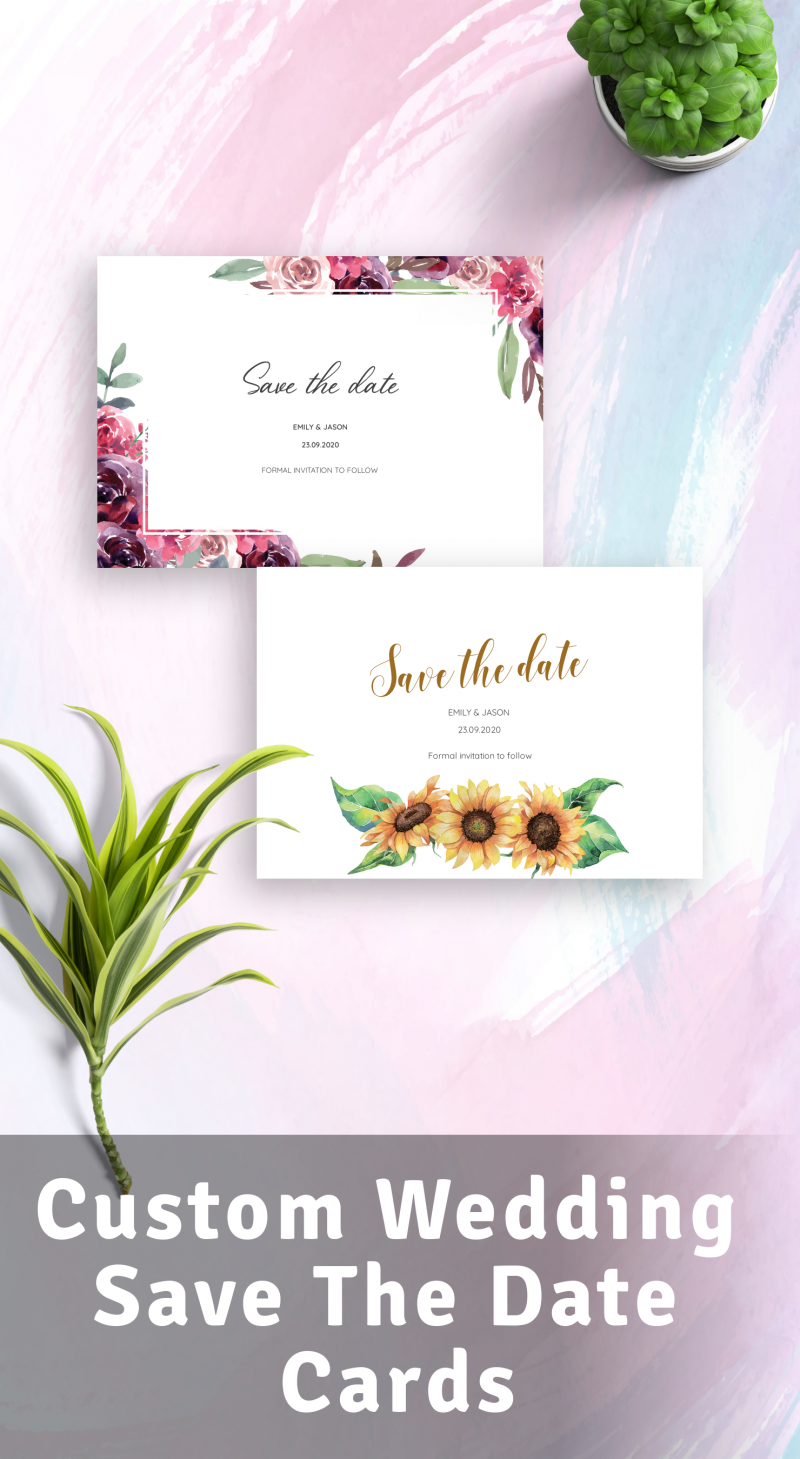Wedding Save the Date Cards - Download or Buy Prints