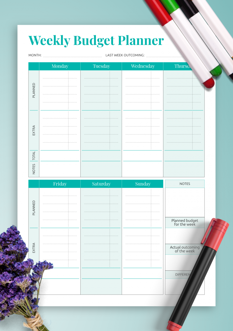 free-printable-simple-weekly-budget-template-pdf-download